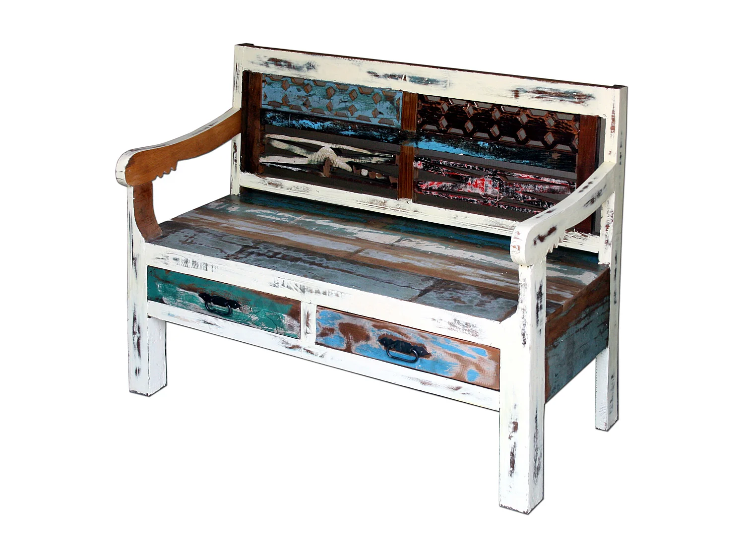 Cabeceira de cama Armário de cabeceira Cinza Nature