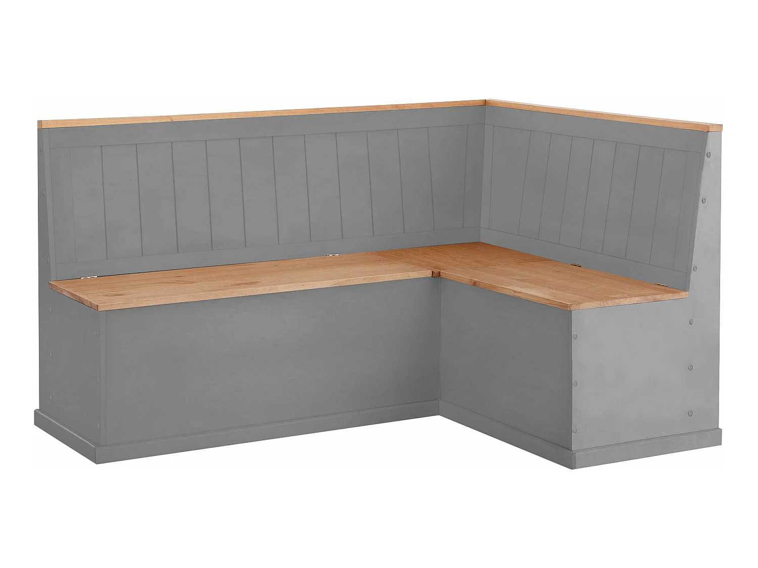 Sara | Banc d'angle en pin gris