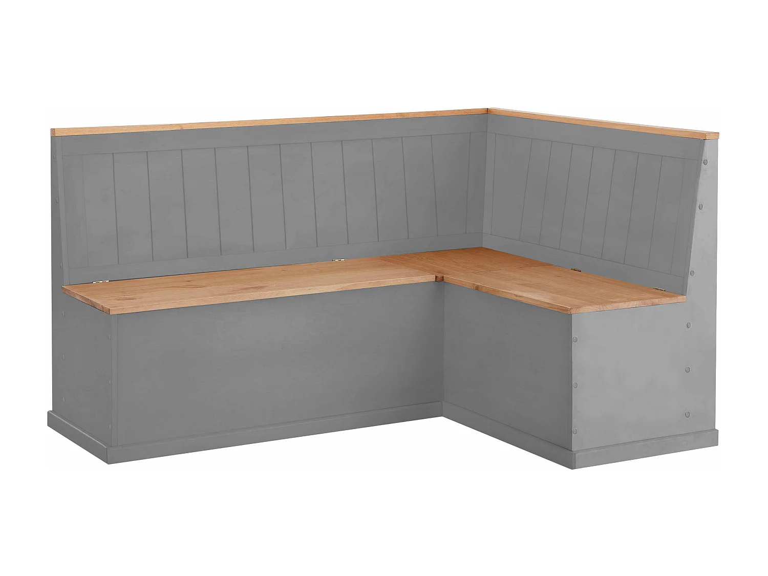 Sara | Banc d'angle en pin gris