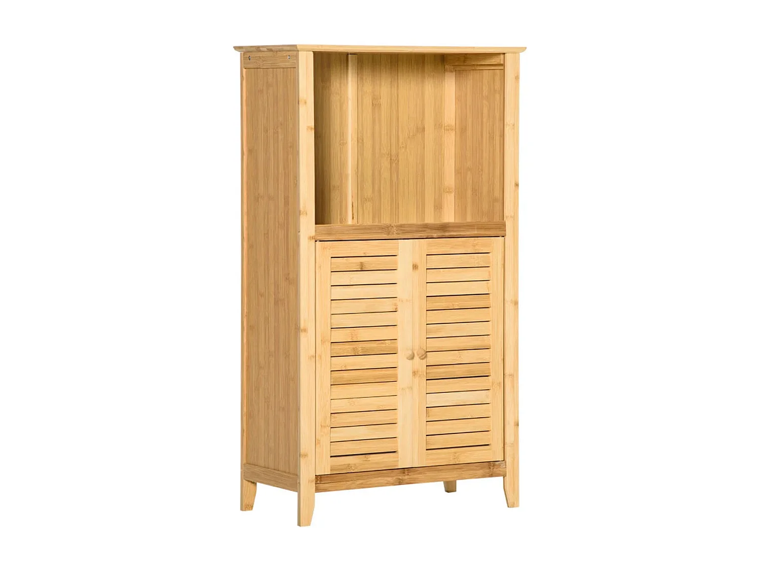 Armario de baño madera natural 50x25.5x92 cm HOMCOM