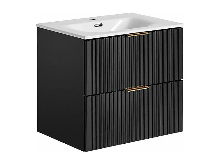 Meuble sous-vasque 60cm Adriel Noir