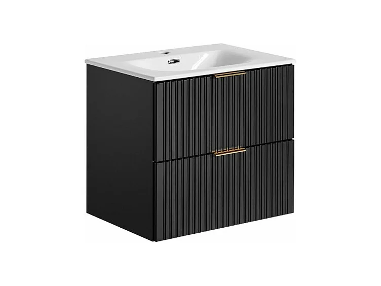 Meuble sous-vasque 60cm Adriel Noir