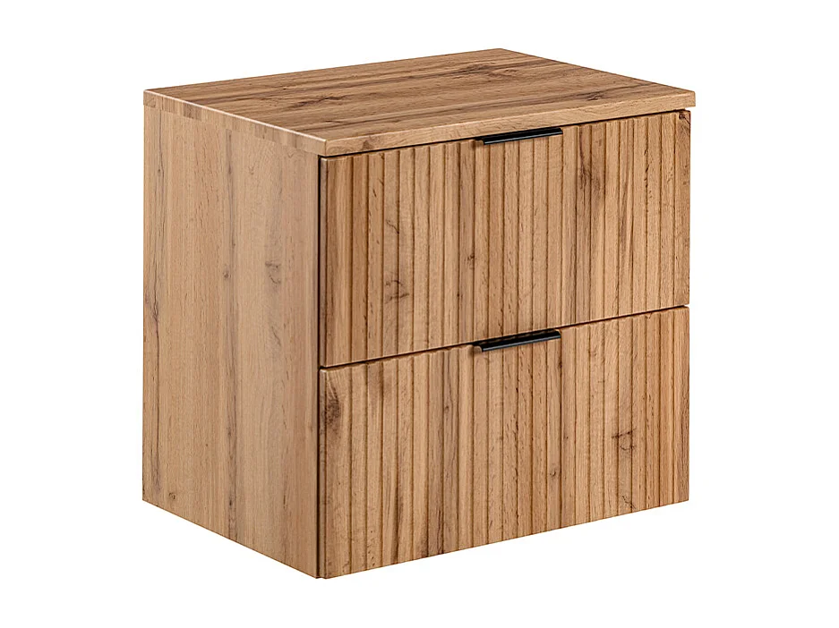 Meuble sous-vasque 60cm plan de toilette Adriel Bois