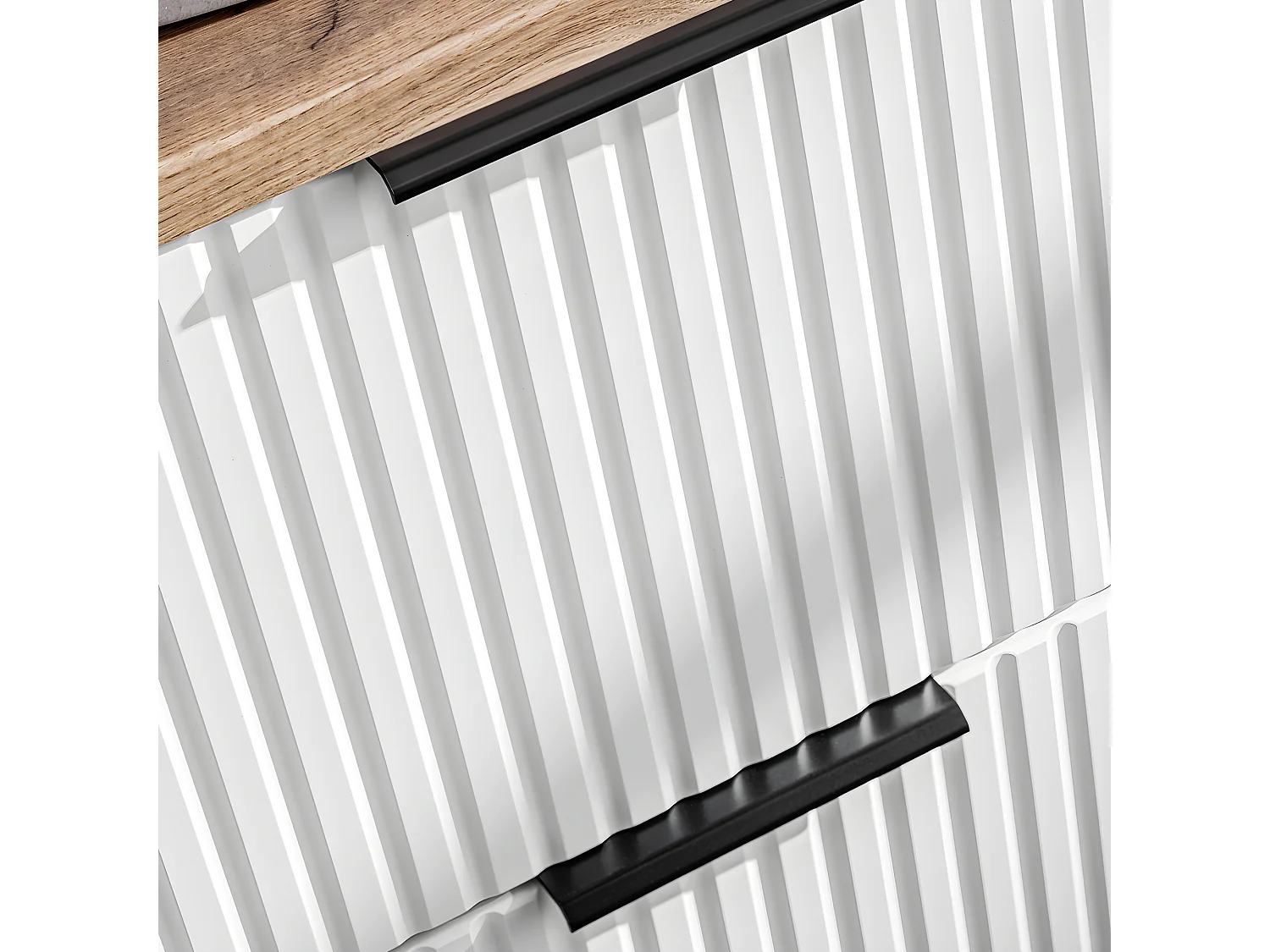 Meuble sous-vasque 120cm Adriel Blanc