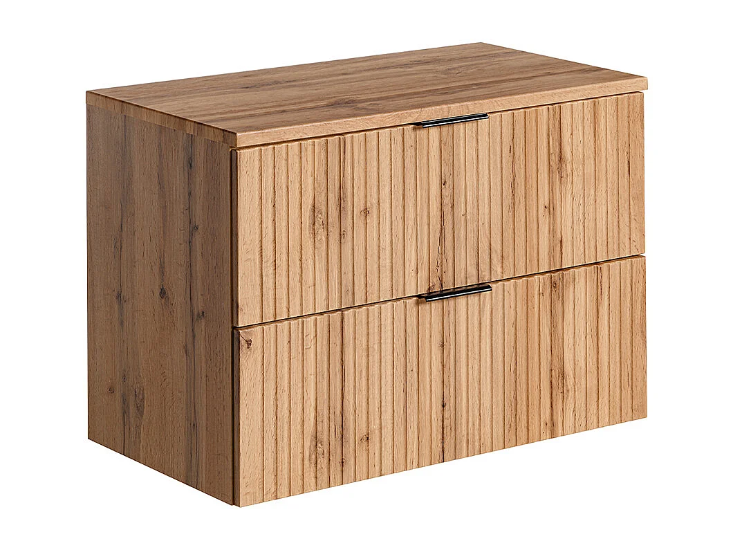 Meuble sous-vasque 80cm plan de toilette Adriel Bois