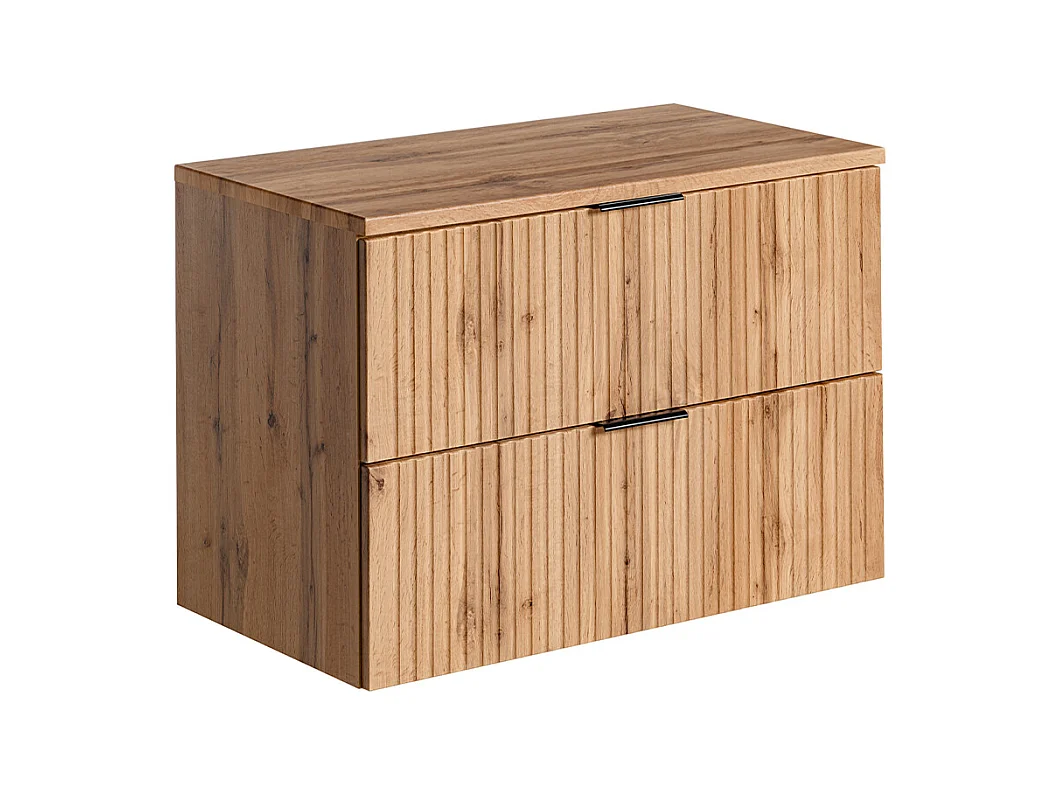 Meuble sous-vasque 80cm plan de toilette Adriel Bois