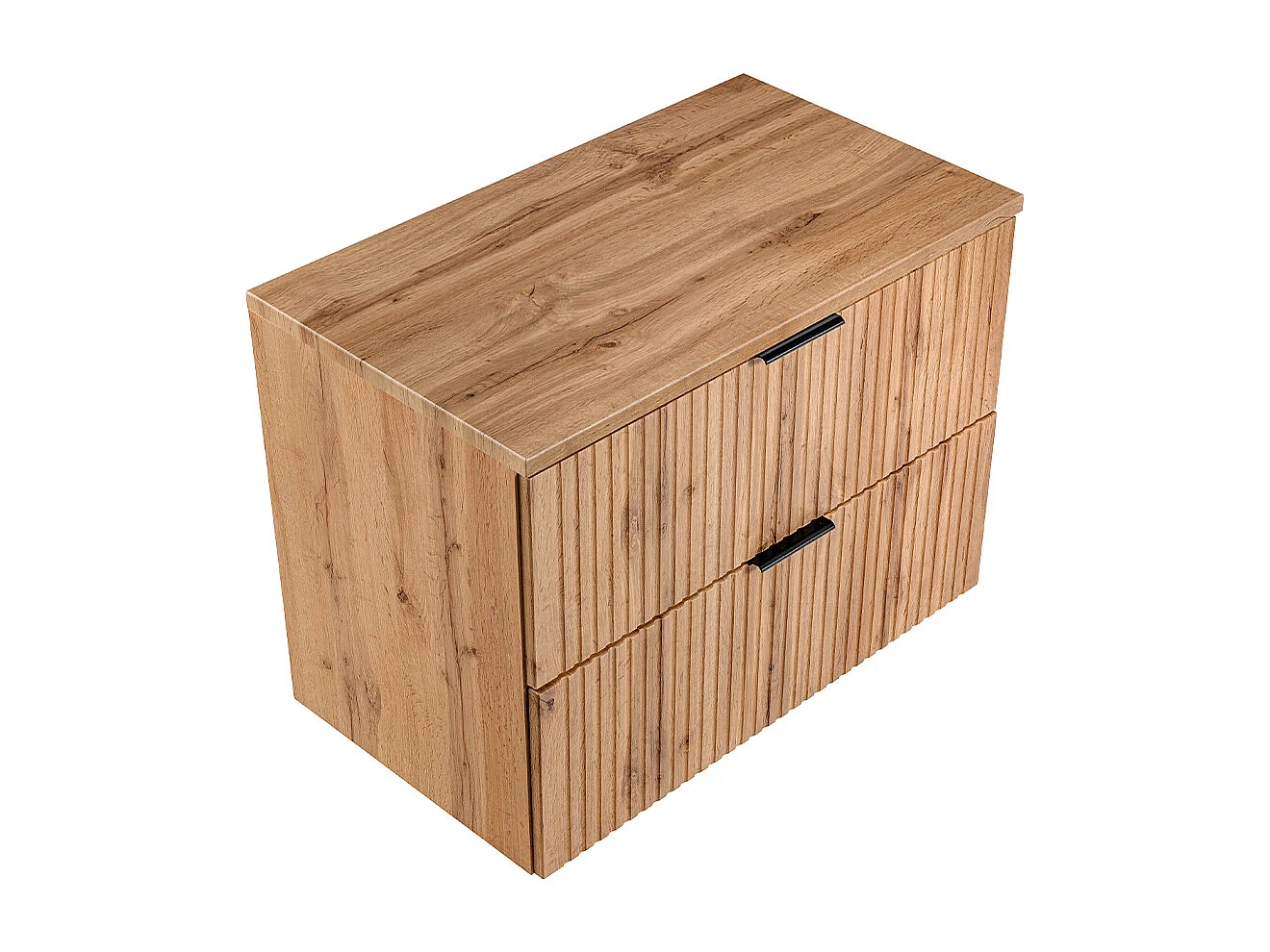 Meuble sous-vasque 80cm plan de toilette Adriel Bois