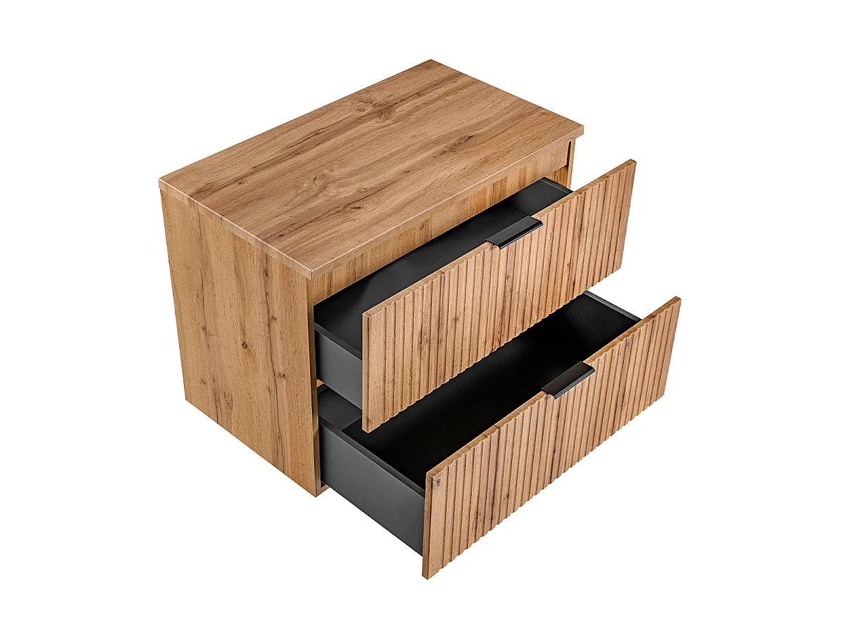 Set di mobili Adel Oak 80 cm con piano per lavabo Rovere Wotan