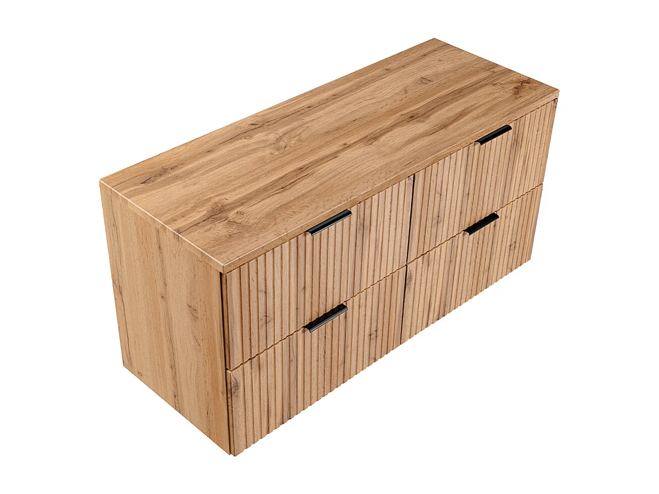 Meuble sous-vasque 120cm plan de toilette Adriel Bois