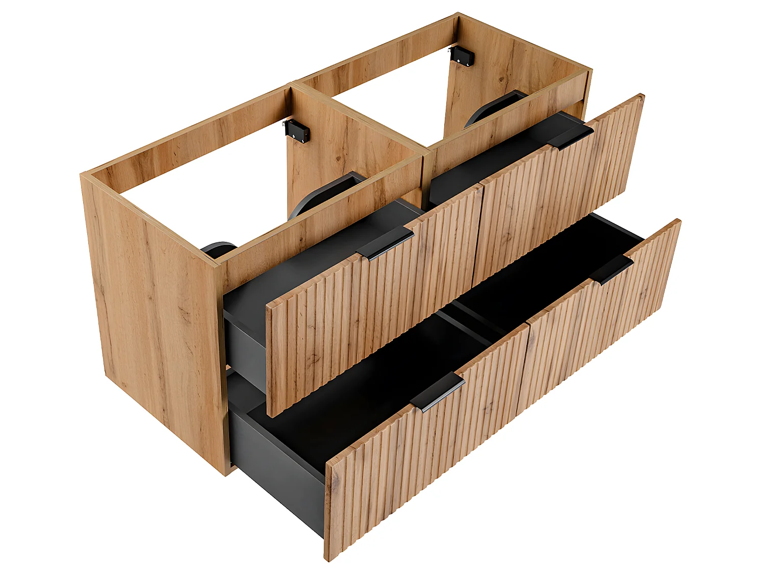 Meuble sous-vasque 120cm Adriel Bois