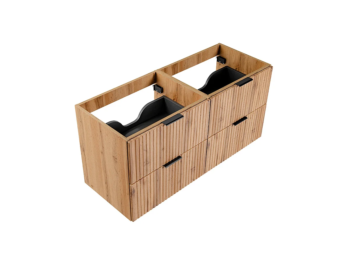 Ensemble de meubles Adel Oak 120 cm avec façades fraisées