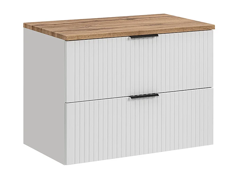 Onderkast 80cm badmeubel Adriel Wit