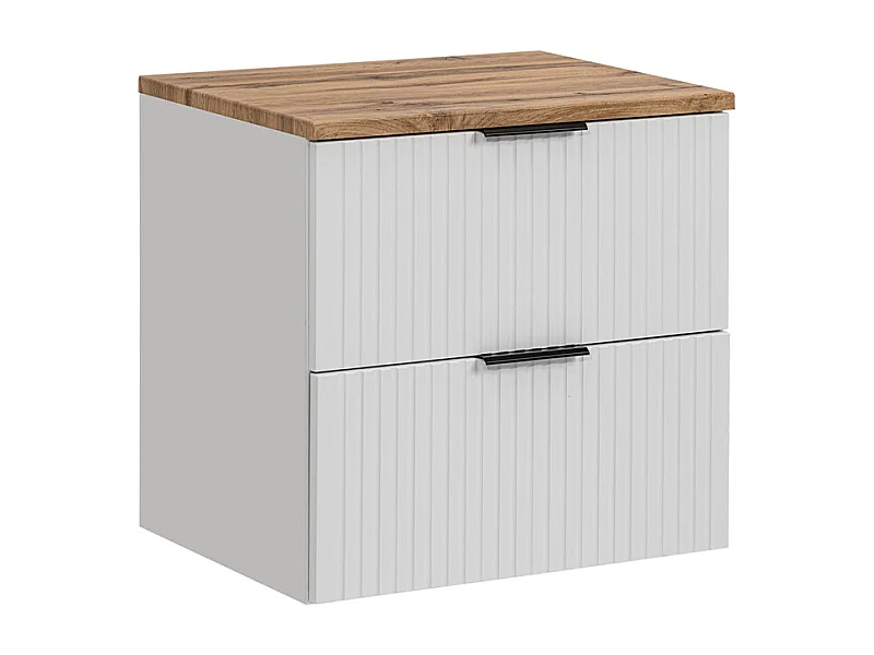 Onderkast 60cm badblad Adriel Wit