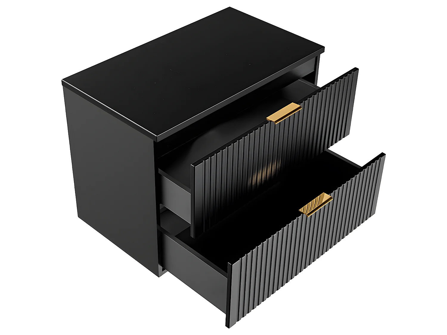 Meuble sous-vasque 80cm plan de toilette Adriel Noir