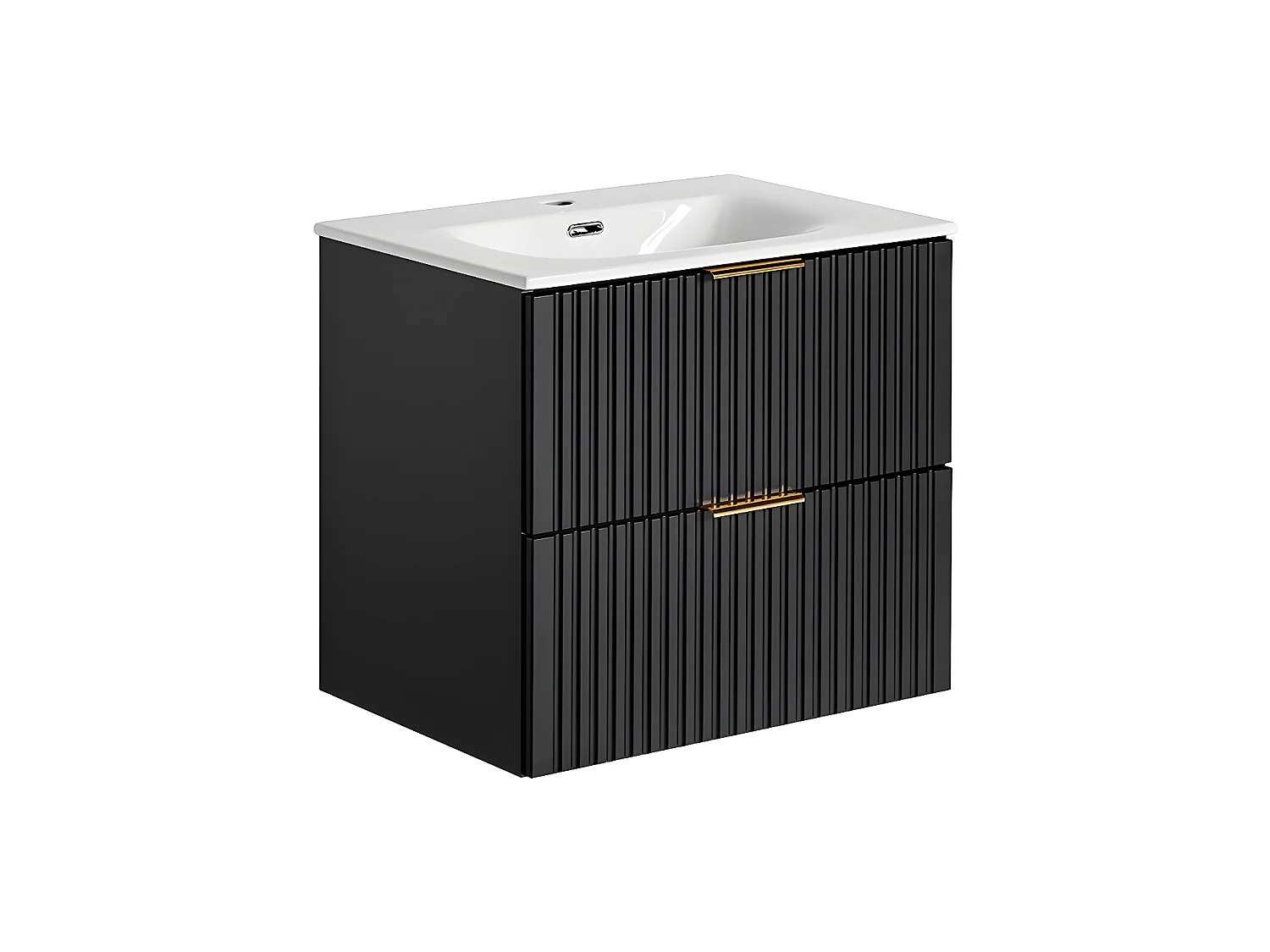 Mueble lavabo individual 60cm Adriel Negro