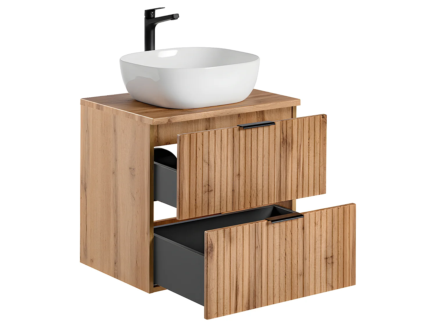 Mueble lavabo individual 60cm Adriel Madera
