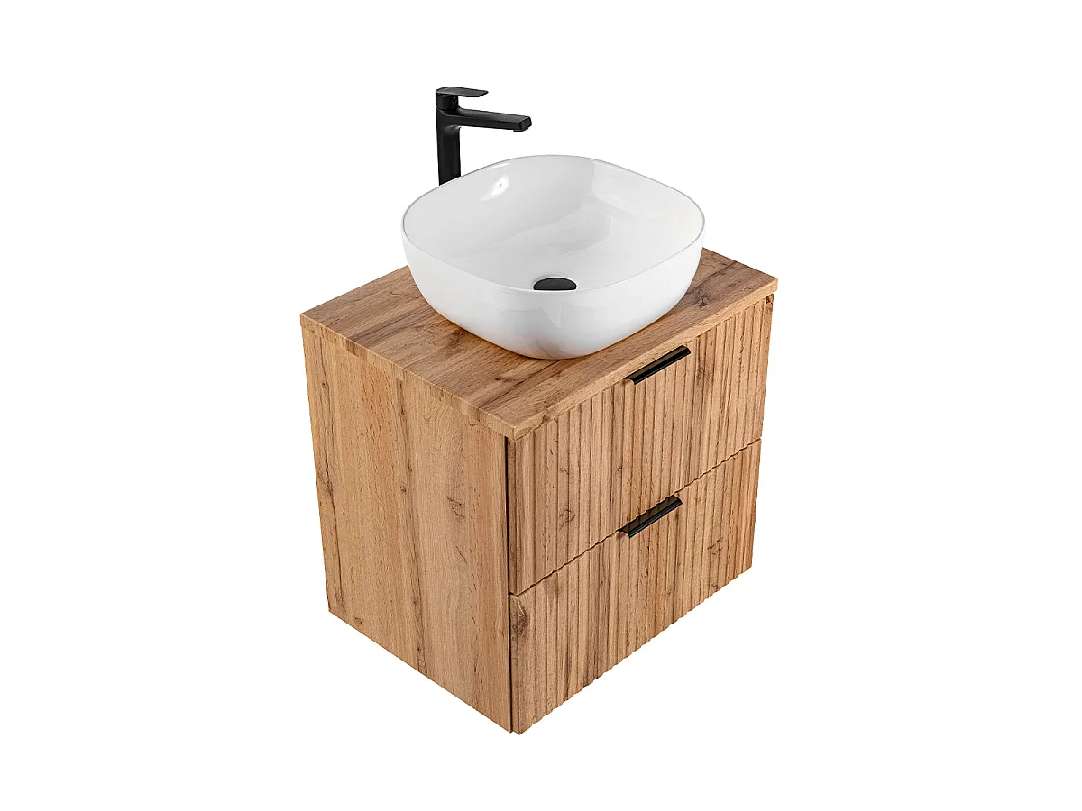 Mobile lavabo singolo 60cm Adriel Wood