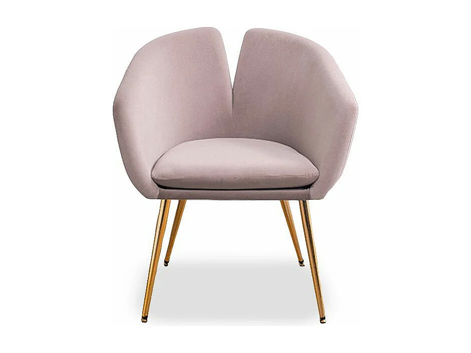 Chaise Design Velours Love - Couleurs - Velours Taupe