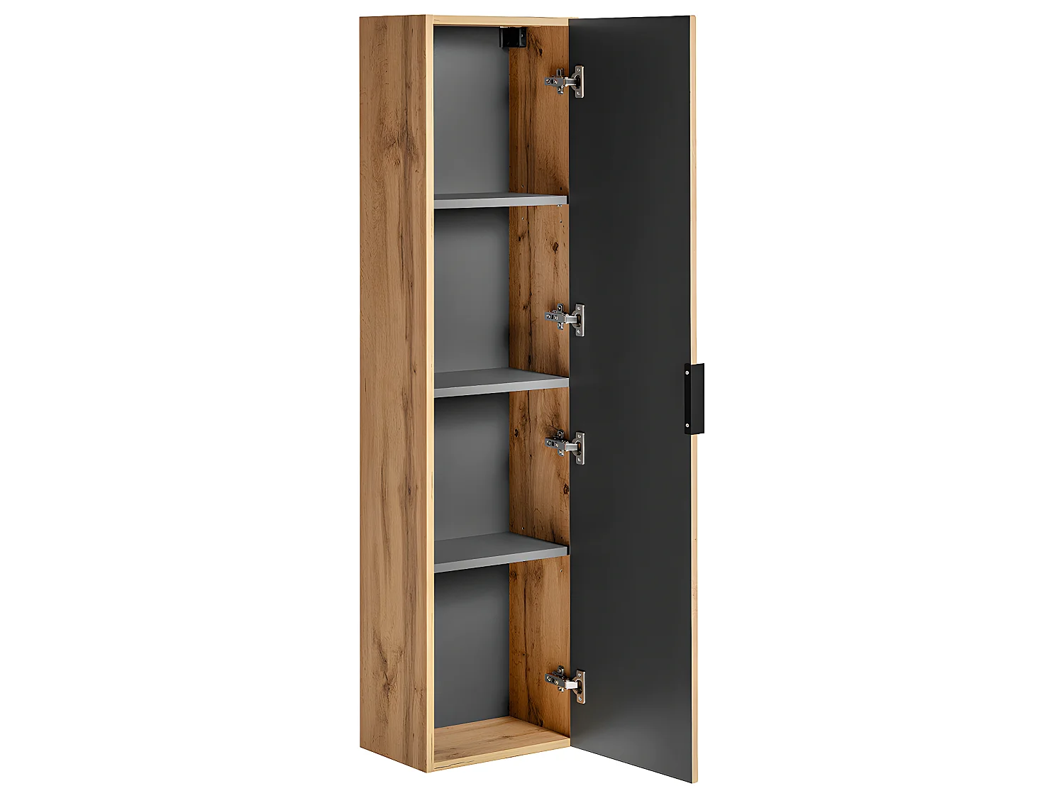 Ensemble meuble simple vasque 80cm et colonne Adriel Bois