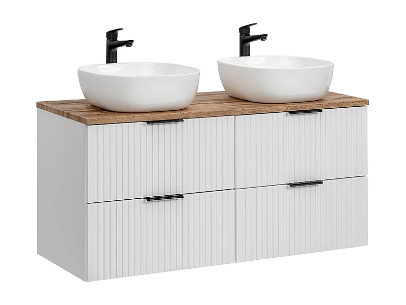 Mueble doble lavabo 120cm Adriel Blanco