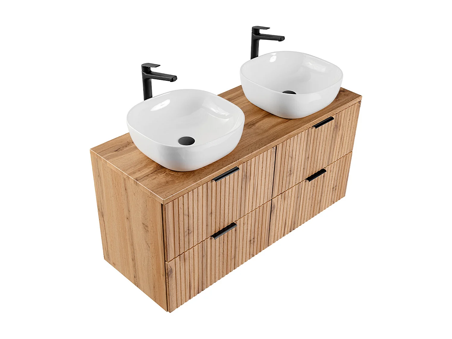 Mueble doble lavabo 120cm Adriel Madera