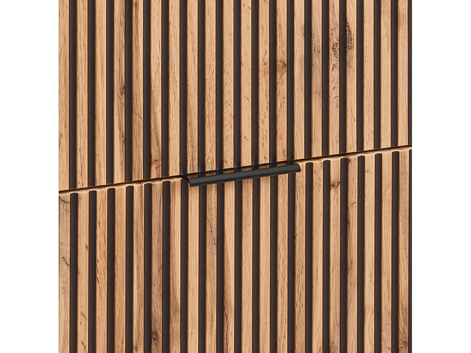 Gaia 120cm badmeubel in hout en zwart