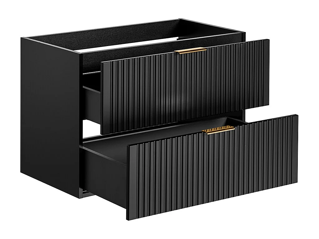 Meuble sous-vasque 80cm Adriel Noir