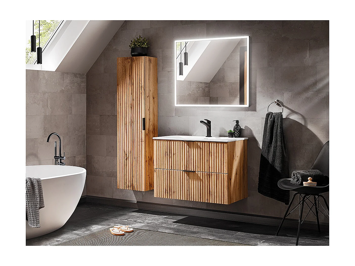 Onderkast 80cm Adriel Hout