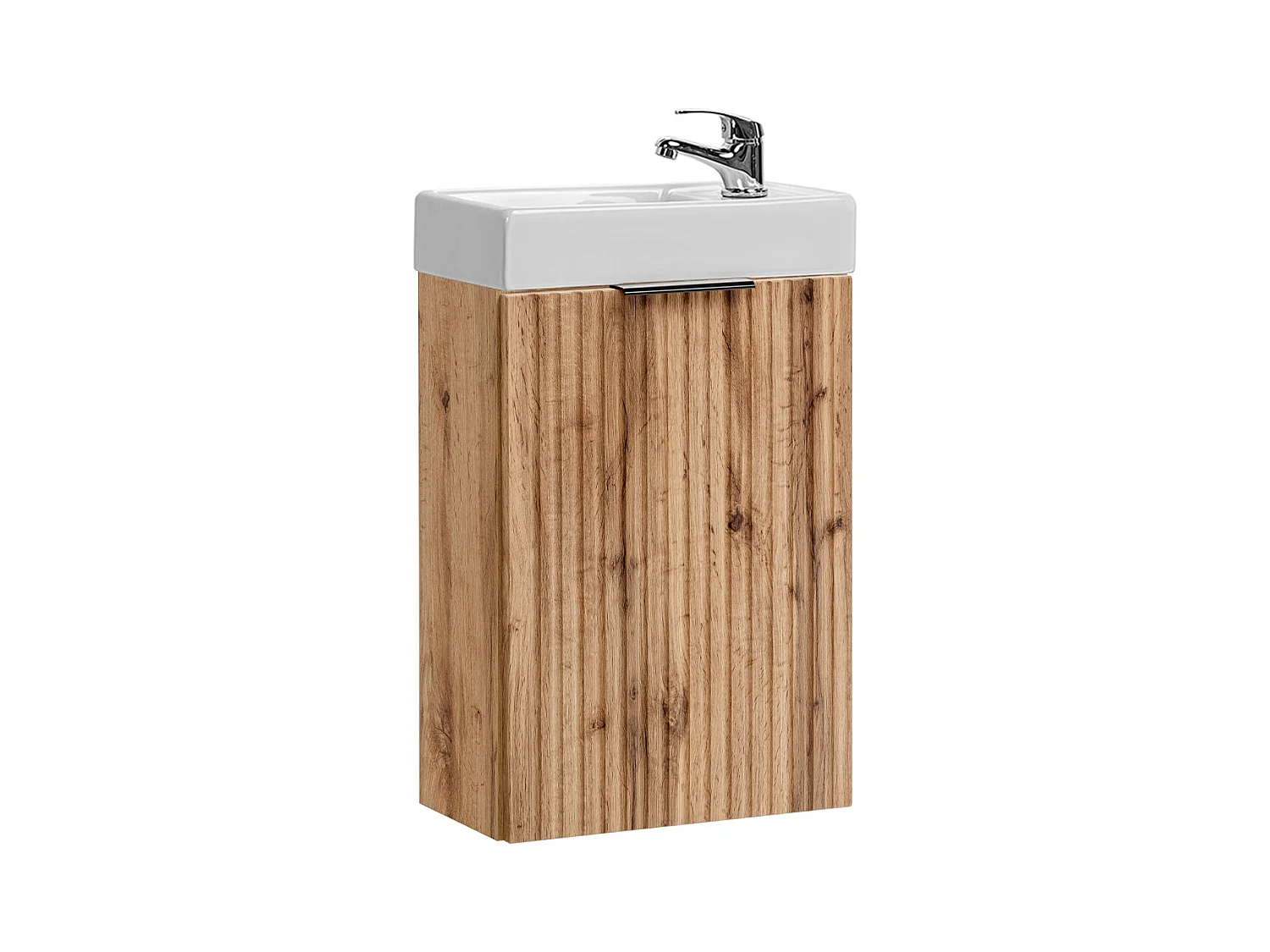 Meuble lave-mains 40cm 1 porte Adriel Bois