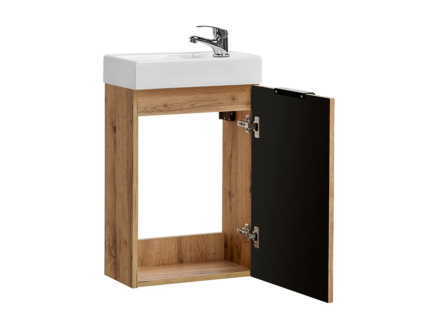Meuble lave-mains 40cm 1 porte Adriel Bois