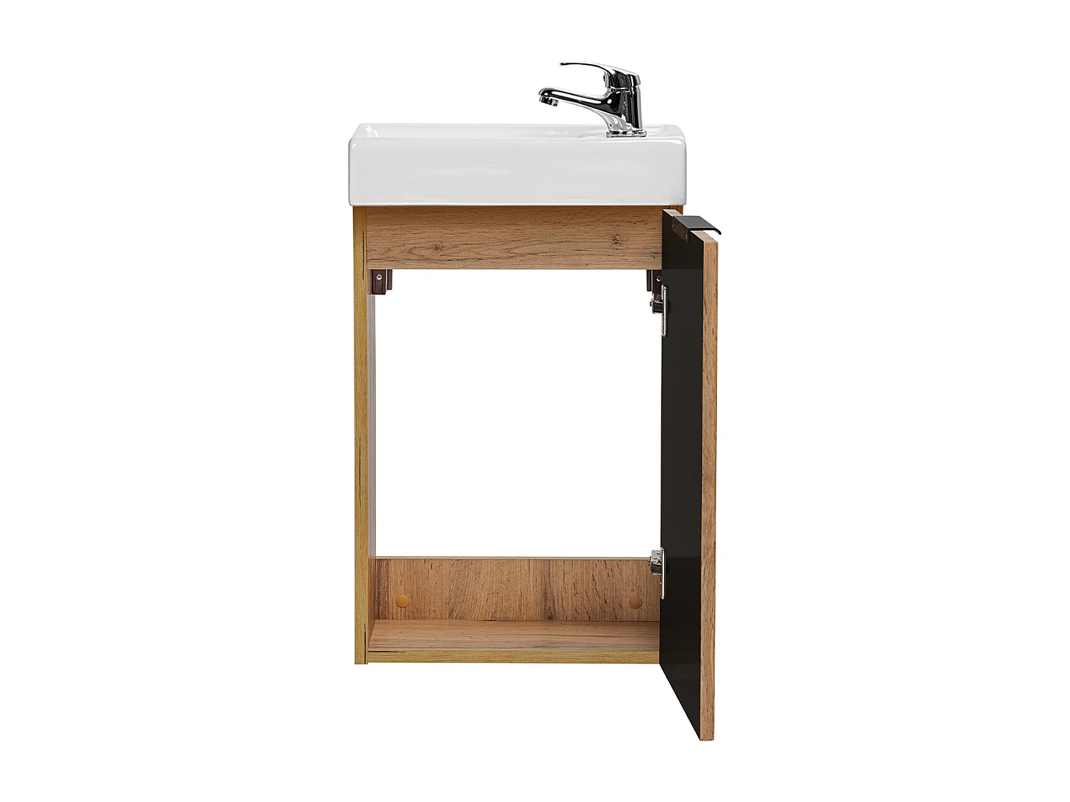 Meuble lave-mains 40cm 1 porte Adriel Bois