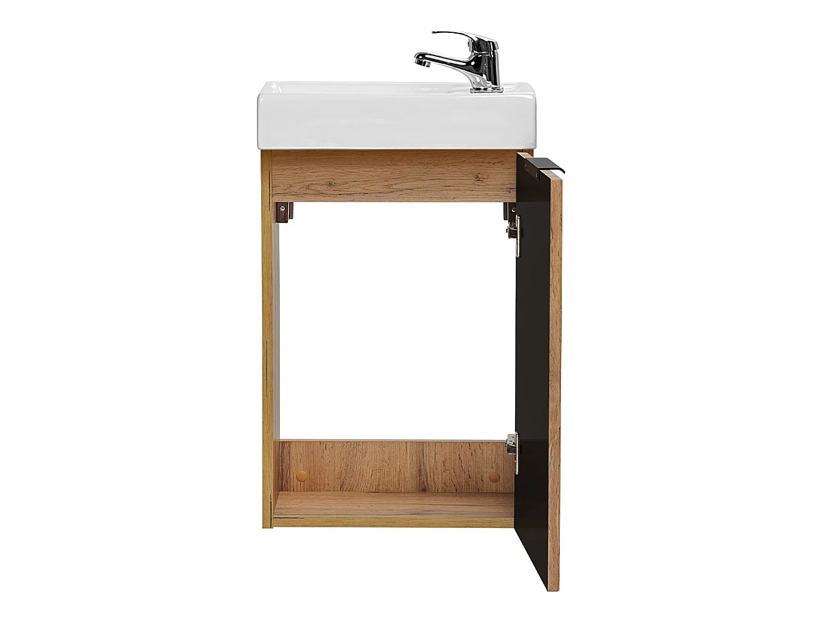 Ensemble de meubles 40 cm avec vasque à poser Vedea Adel Oak