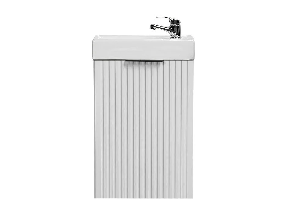 Meuble lave-mains 40cm 1 porte Adriel Blanc
