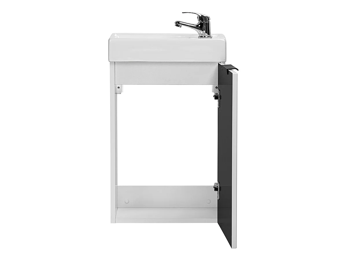 Handwasbak 40cm 1 deurs Adriel Wit