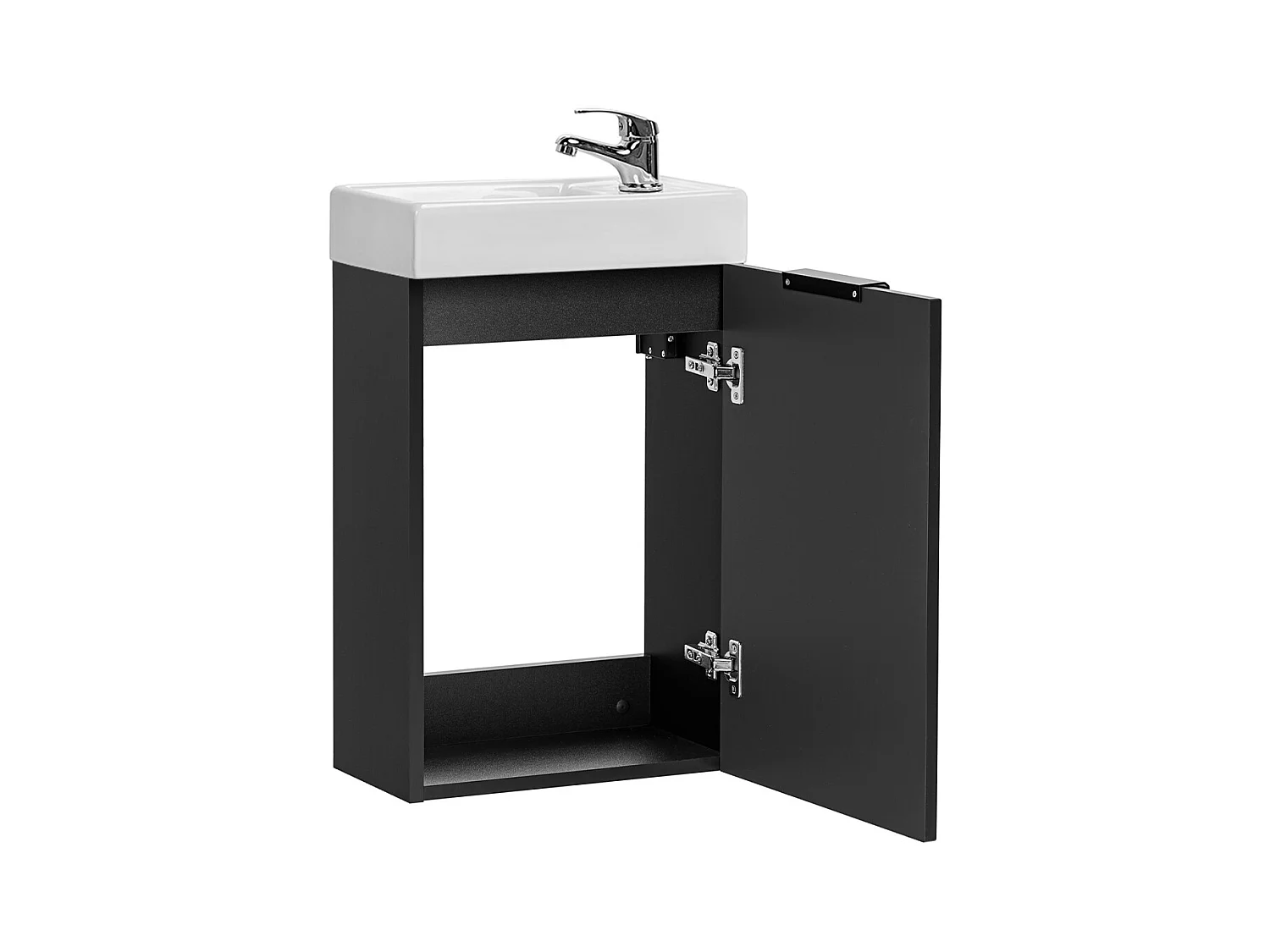 Meuble lave-mains 40cm 1 porte Adriel Noir