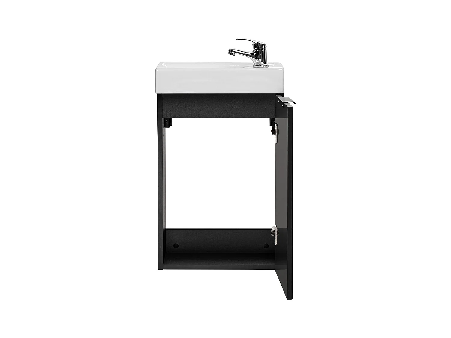 Meuble lave-mains 40cm 1 porte Adriel Noir