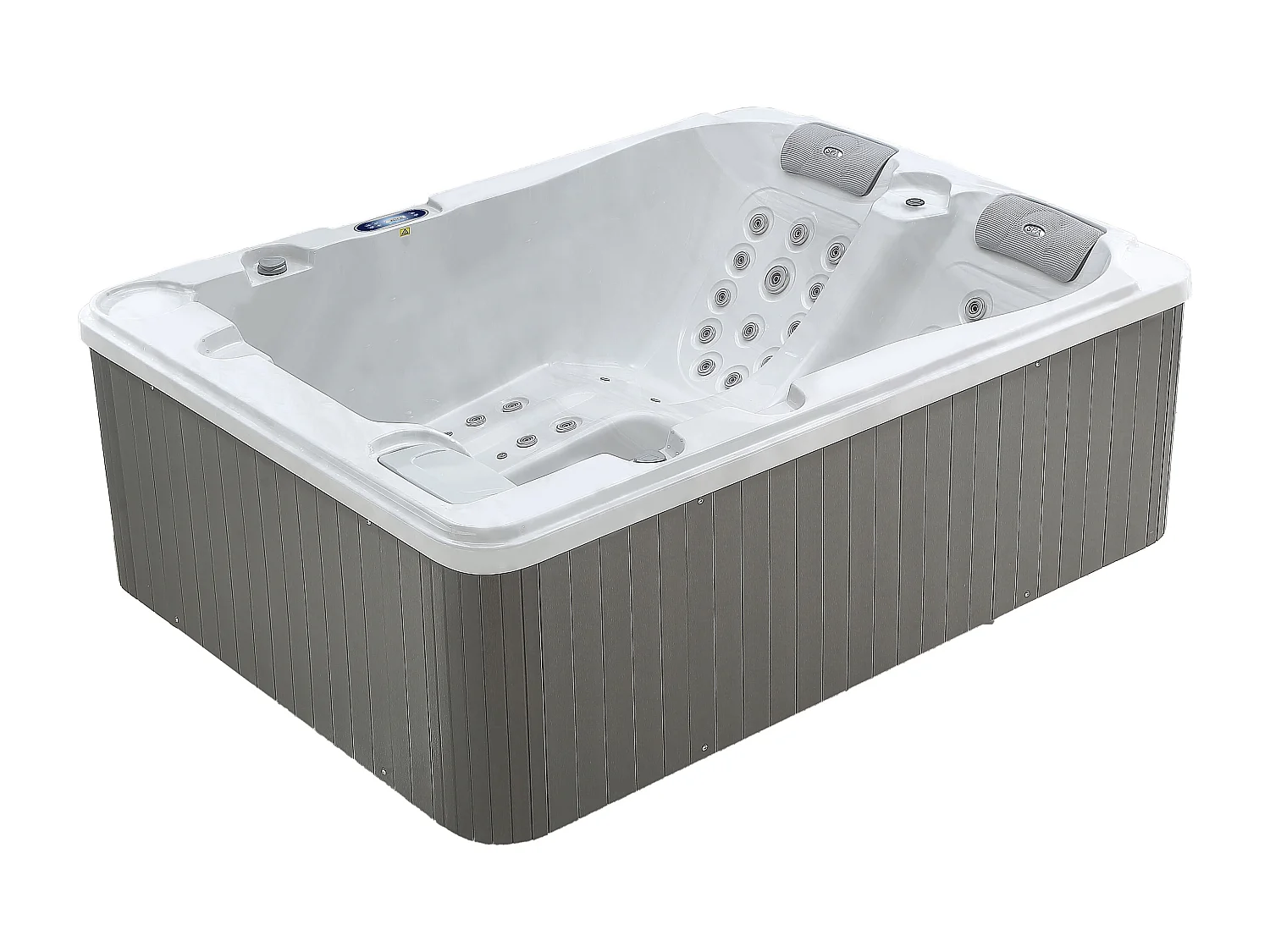 Spa 3 personen FIDJI V - 65 Jets - Parelwit - L200 x D160 x H80 cm - Balboa-systeem