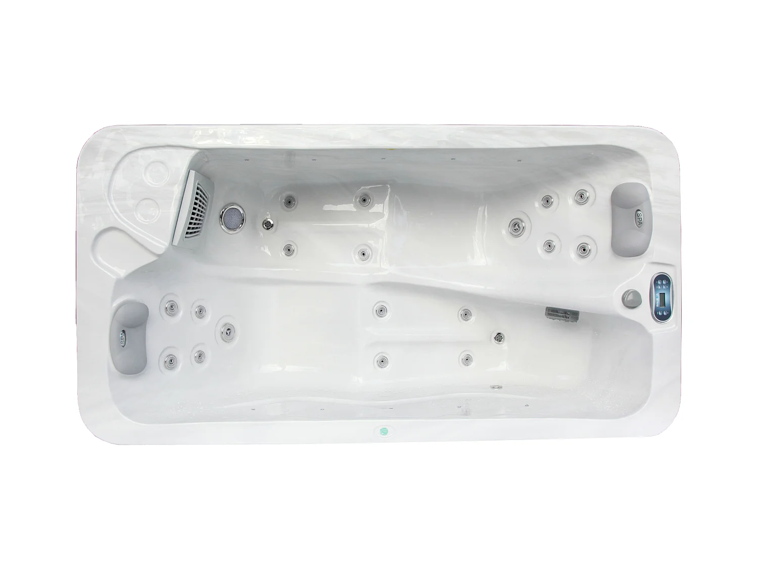 SPA 2 places blanc perlé - 18 jets - L210 x P110 x H74 cm - Système BALBOA - TAHITI III