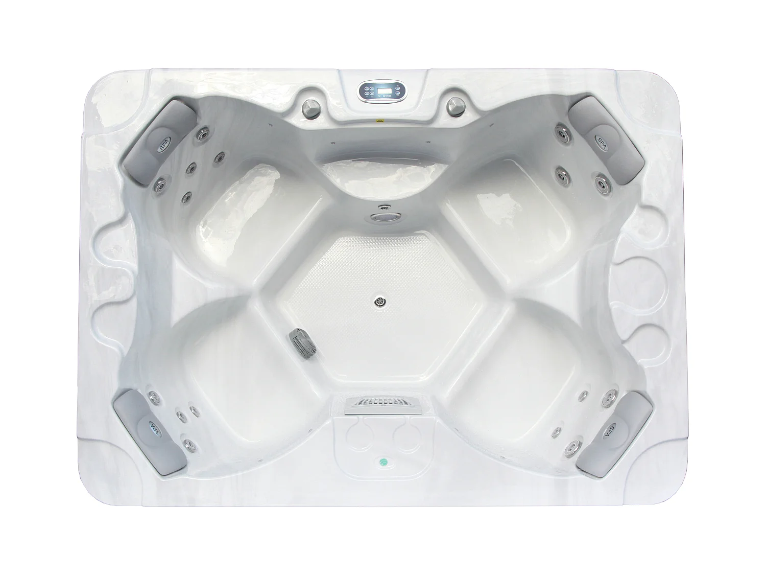 SPA 4 places blanc perlé - 16 jets - L210 x P152 x H76 cm - Système BALBOA - LULA IV