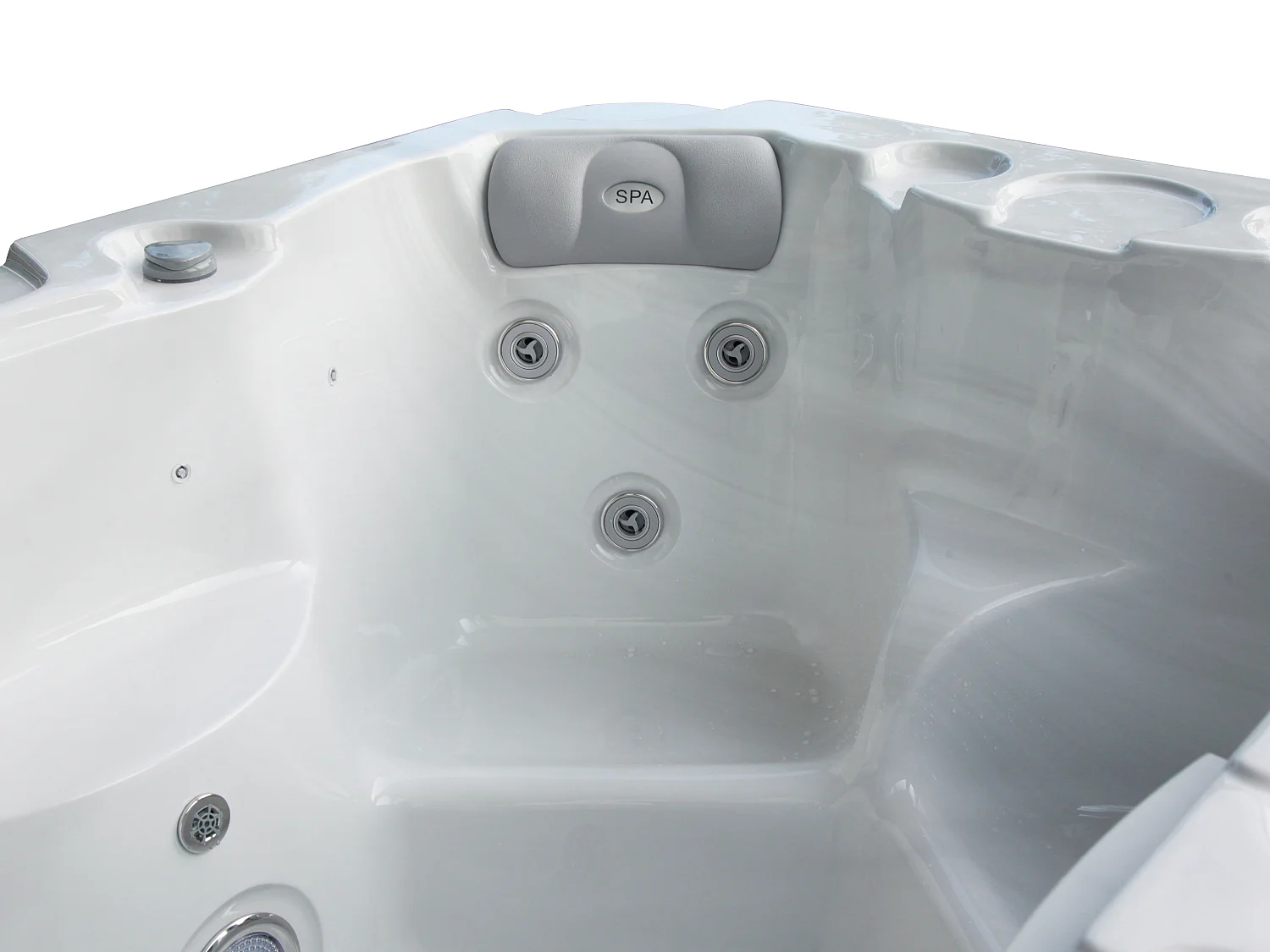 Spa 4 personen LULA II wit - 16 jets - L 210 x B 152 x H 76 cm