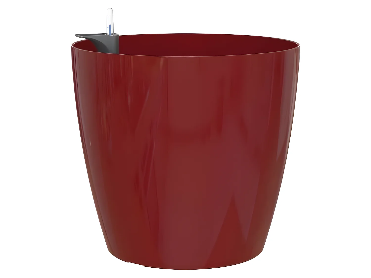 Pot san remo auto-arrosage 36cm rouge foncé 36 x 36 x h33,5 cm - 1,44l