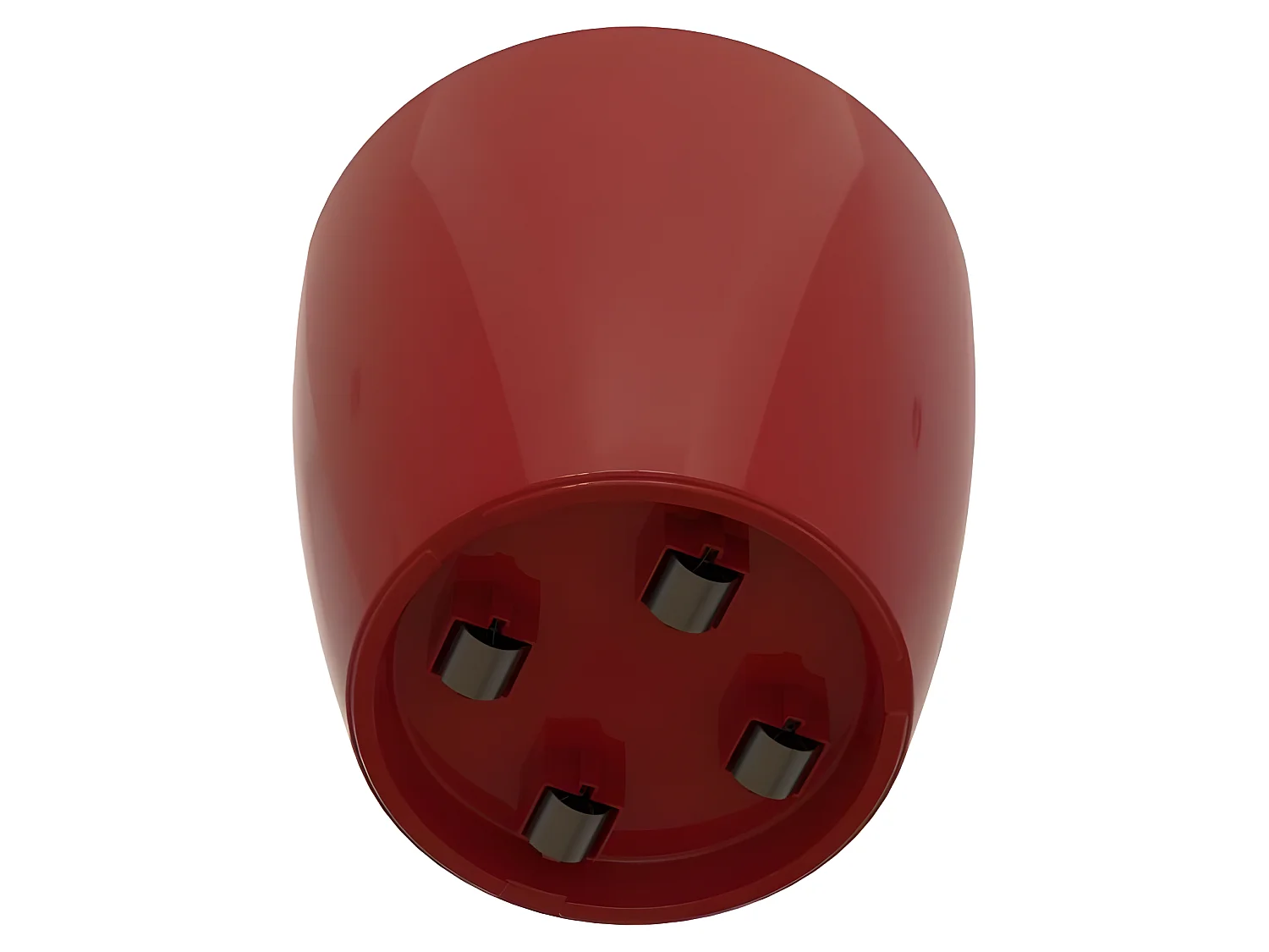 Pot san remo auto-arrosage 36cm rouge foncé 36 x 36 x h33,5 cm - 1,44l