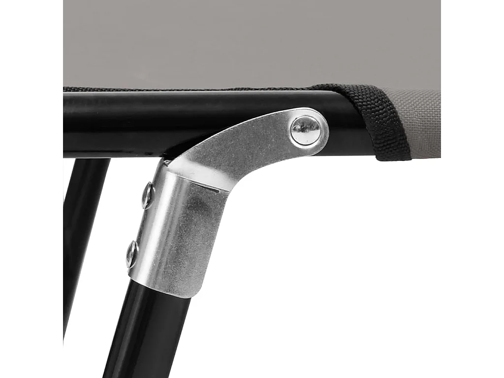 Lit de camping pliable grise 190 x 58 x 28 cm 02_0012876