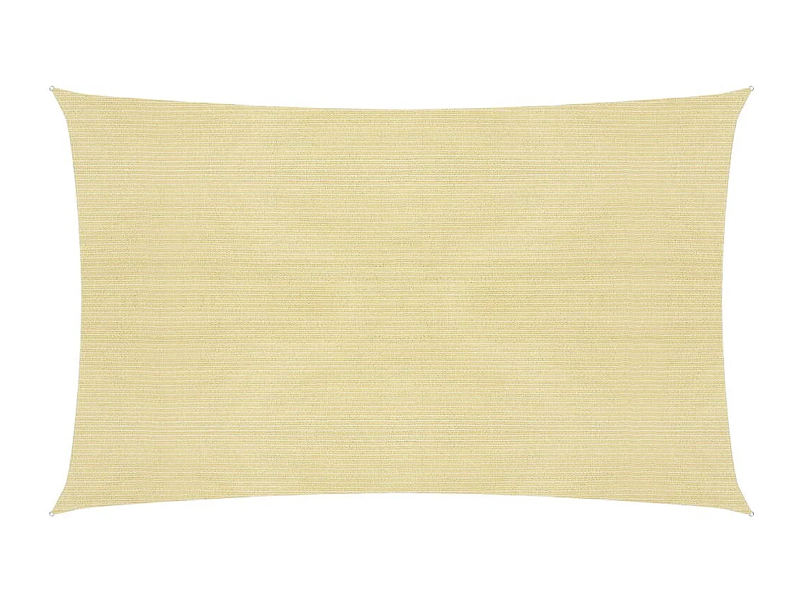 Voile toile d'ombrage parasol beige 500 x 200 x 200 cm 02_0008962