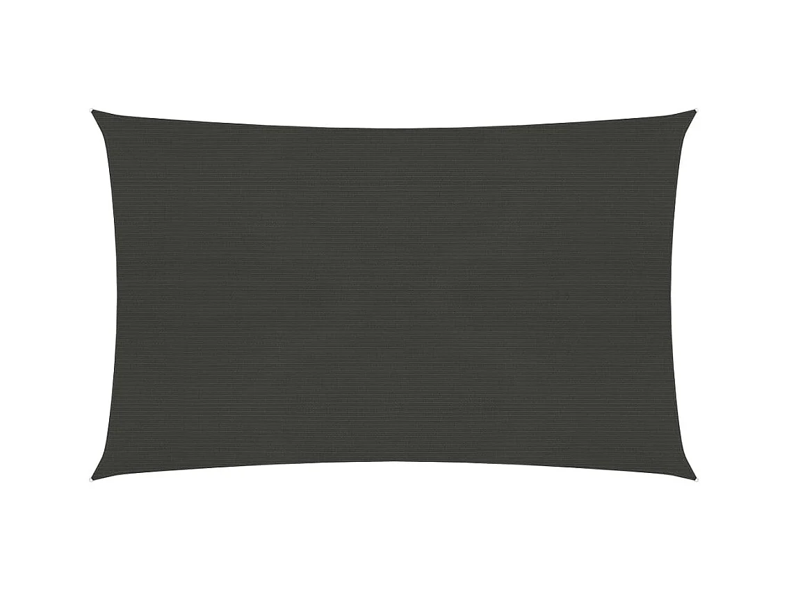 Vela in tessuto per ombrellone 160 g/m² 2,5 x 4,5 m antracite HDPE 02_0008908