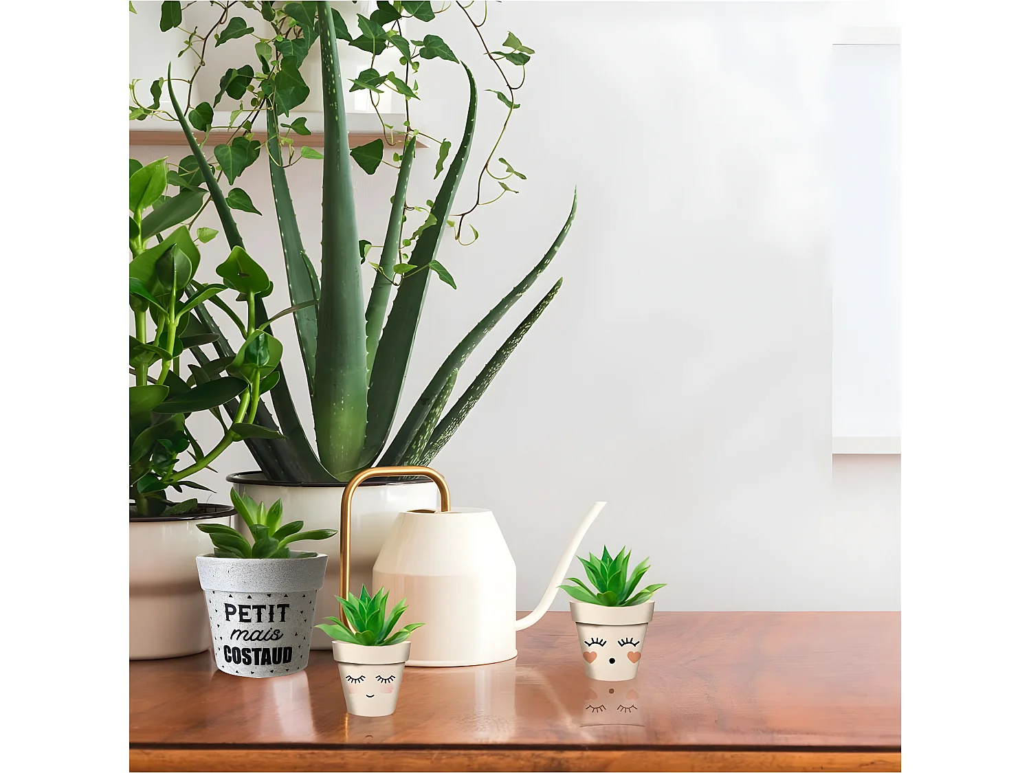 Cache pot petit mais costaud en bambou