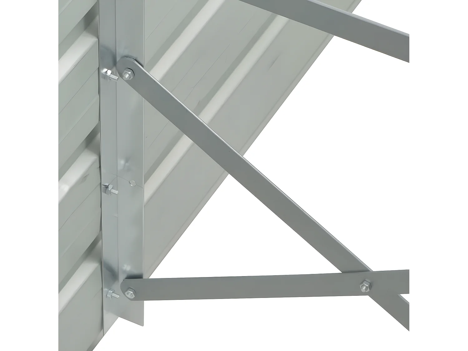 Jardinière lit surélevé plantes marron 480 x 80 x 77 cm 02_0001128