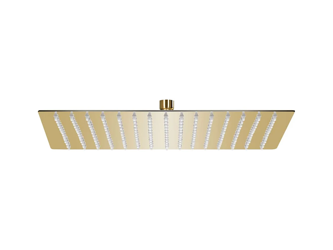 Rociador de ducha tipo lluvia de acero inoxidable 40 x 40 cm cuadrado dorado 02_0002093