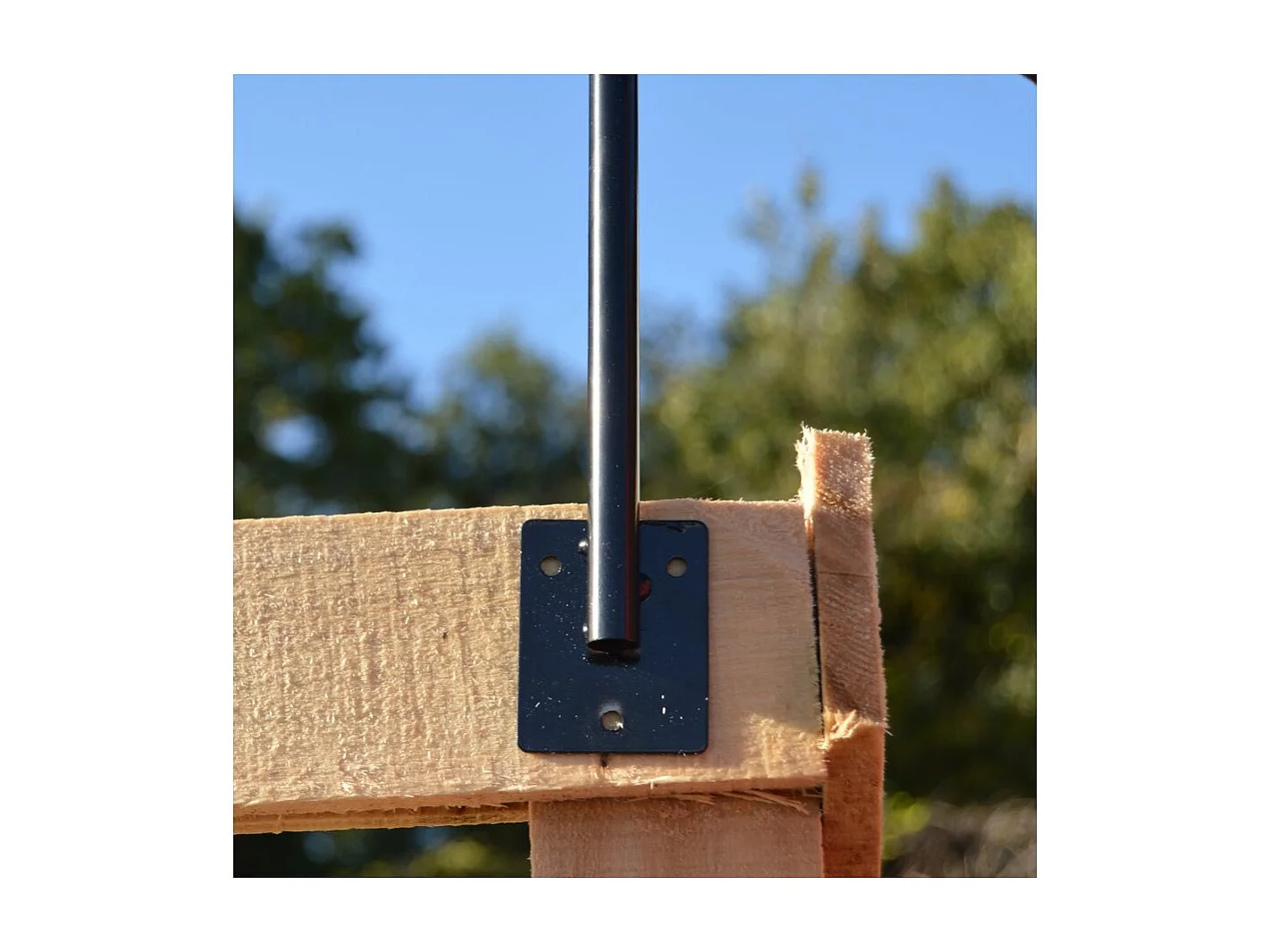 Girouette en acier noir silhouette Golden Retriever