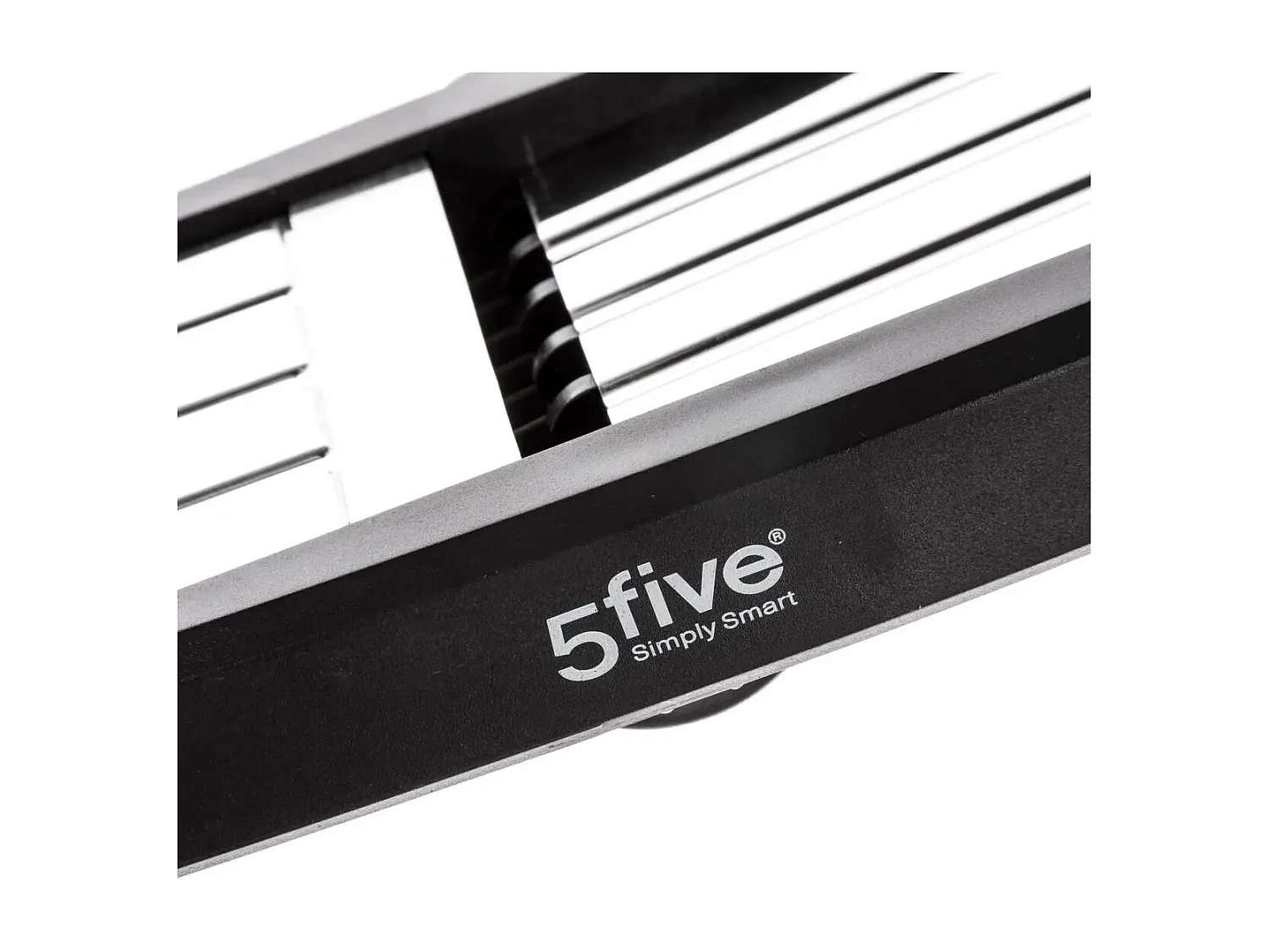 Mandoline Avec Poignée Ajustable "3 Lames" 24cm Noir